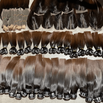 Vietnamese SDD Bone Straight Ombre Chocolate Brown bundles