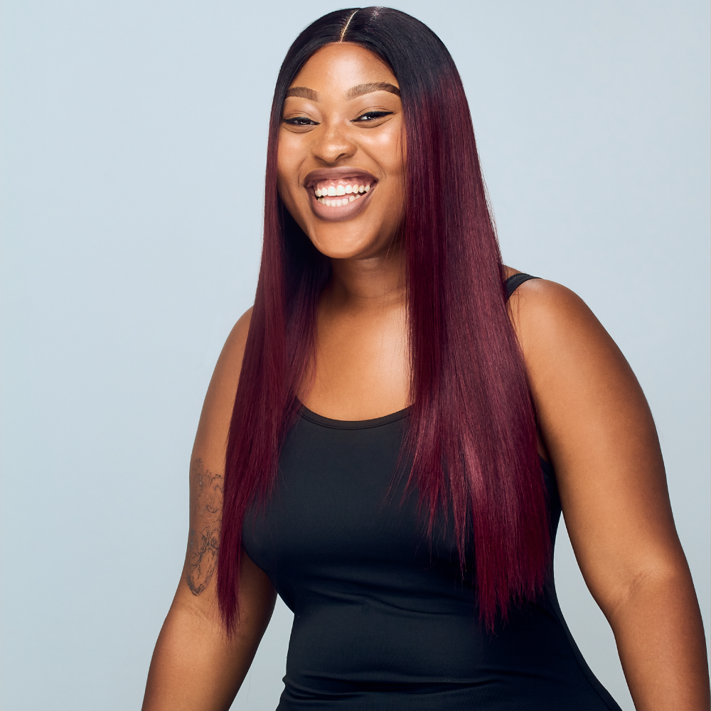 Vietnamese SDD Bone Straight Ombr? Burgandy